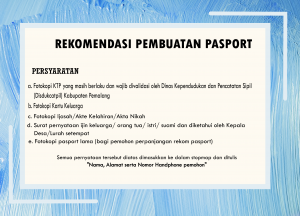 rekomendasi pembuatan pasport