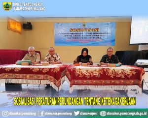 Sosialisasi Peraturan Perundangan Tentang Ketenagakerjaan Undang-undang RI Nomor 6 tahun 2023 dan Pemenuhan Hak-hak Pekerja